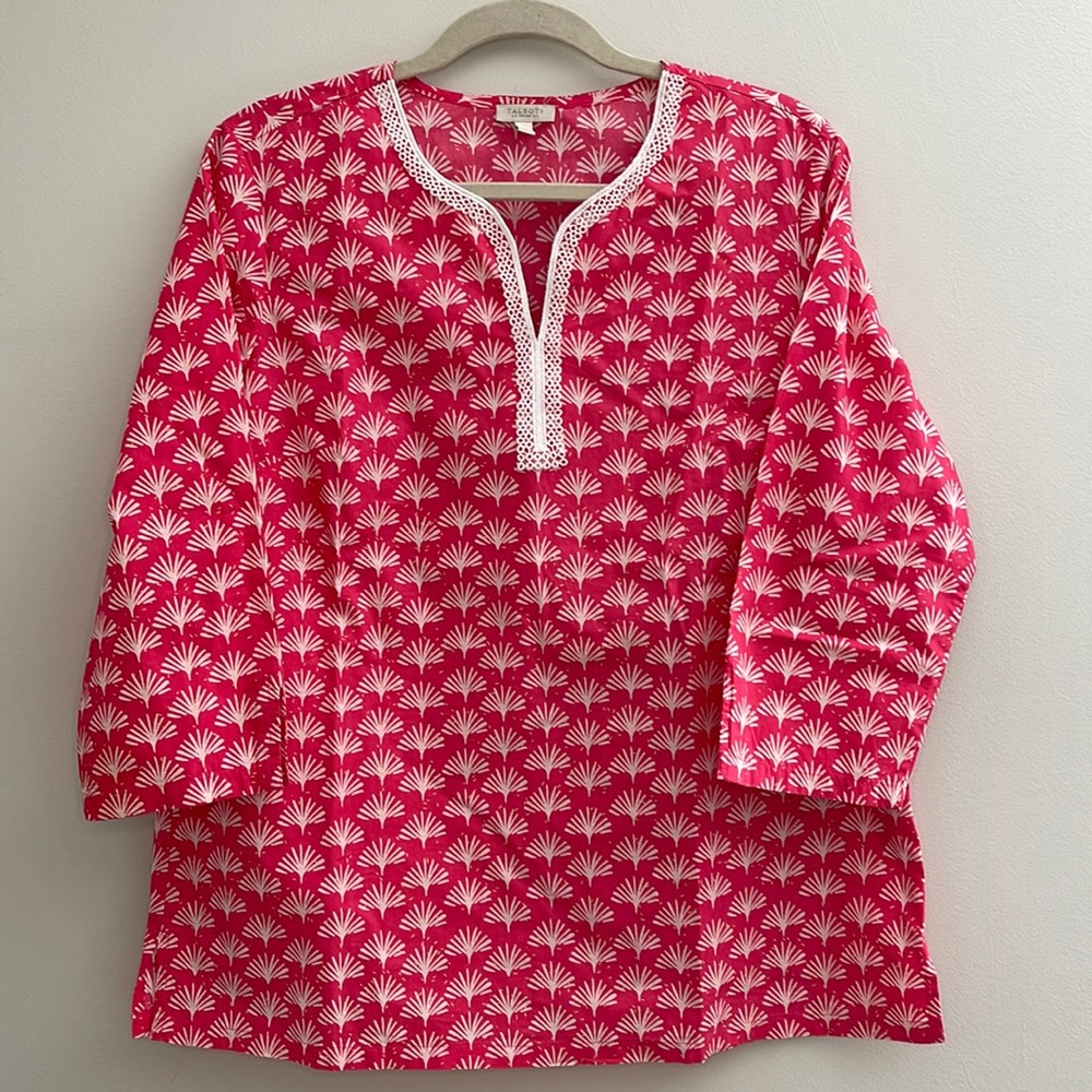 TALBOTS tunic with slit sleeves